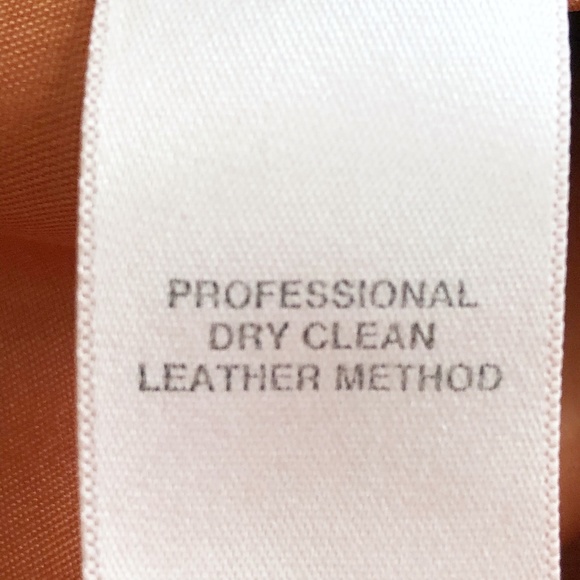 Anne Klein Collared Leather Jacket Burnt Orange - Picture 8 of 8